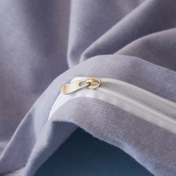 91家纺网 家纺一手货源 找家纺 金纱玉纺 2022新款全棉印花加厚磨毛四件套 乐天派-灰