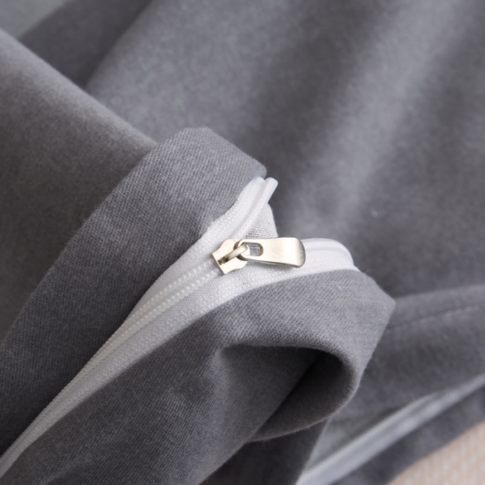 91家纺网 家纺一手货源 找家纺 金纱玉纺 2022新款印花加厚磨毛四件套 扬帆起航-灰