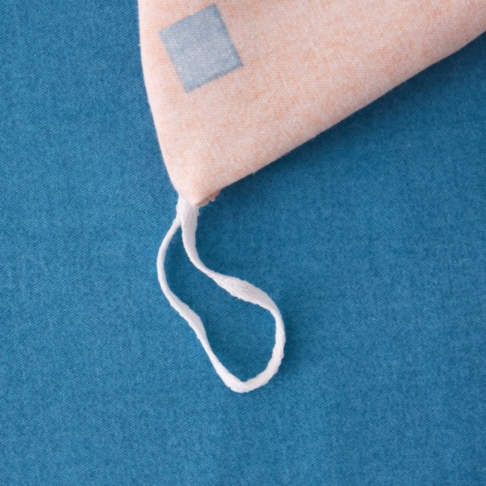 91家纺网 家纺一手货源 找家纺 金纱玉纺 2022新款全棉印花加厚磨毛四件套 仰望星辰-桔