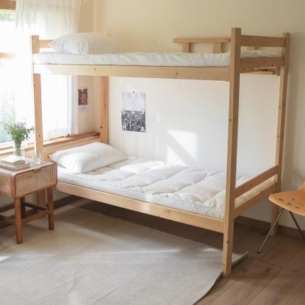 91家纺网 家纺一手货源 找家纺 寐眠 2022新款羽丝绒磨毛学生床垫 白色