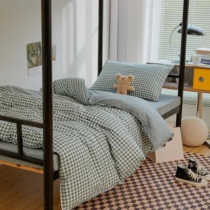 91家纺网 家纺一手货源 找家纺 （总）世爵 2022新款亲肤棉学生宿舍上下铺三件套开学季