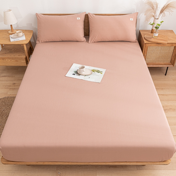 91家纺网 家纺一手货源 找家纺 （总）蓝巢 2022新款全棉色织水洗棉单床笠