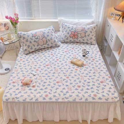 91家纺网 家纺一手货源 找家纺 总1 顾里家纺 新款韩系ins印花凉感软席凉席-场景一