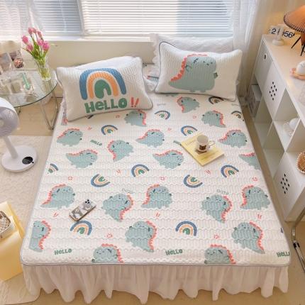 91家纺网 家纺一手货源 找家纺 总1 顾里家纺 新款韩系ins印花凉感软席凉席-场景一