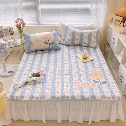 91家纺网 家纺一手货源 找家纺 总1 顾里家纺 新款韩系ins印花凉感软席凉席-场景一