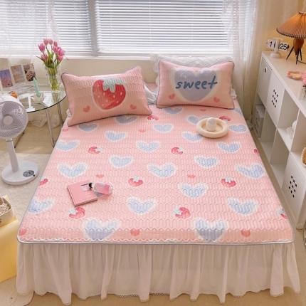 91家纺网 家纺一手货源 找家纺 总1 顾里家纺 新款韩系ins印花凉感软席凉席-场景一