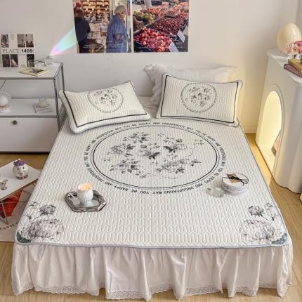 91家纺网 家纺一手货源 找家纺 总1 顾里家纺 新款韩系ins印花凉感软席凉席-场景一