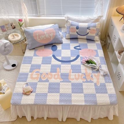 91家纺网 家纺一手货源 找家纺 总1 顾里家纺 新款韩系ins印花凉感软席凉席-场景一