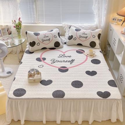 91家纺网 家纺一手货源 找家纺 总1 顾里家纺 新款韩系ins印花凉感软席凉席-场景一