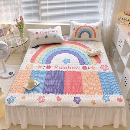 91家纺网 家纺一手货源 找家纺 总1 顾里家纺 新款韩系ins印花凉感软席凉席-场景一