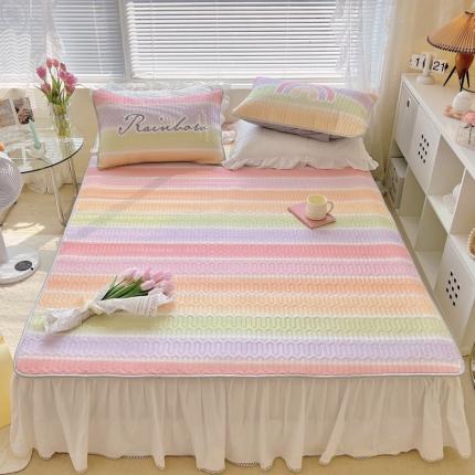 91家纺网 家纺一手货源 找家纺 总1 顾里家纺 新款韩系ins印花凉感软席凉席-场景一