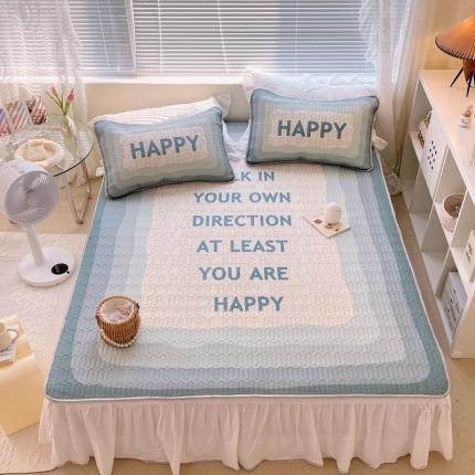 91家纺网 家纺一手货源 找家纺 总1 顾里家纺 新款韩系ins印花凉感软席凉席-场景一