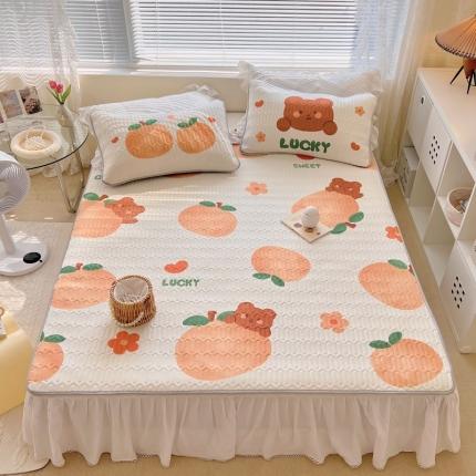 91家纺网 家纺一手货源 找家纺 总1 顾里家纺 新款韩系ins印花凉感软席凉席-场景一