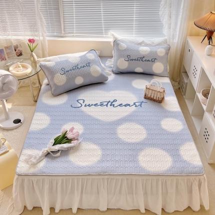 91家纺网 家纺一手货源 找家纺 总1 顾里家纺 新款韩系ins印花凉感软席凉席-场景一