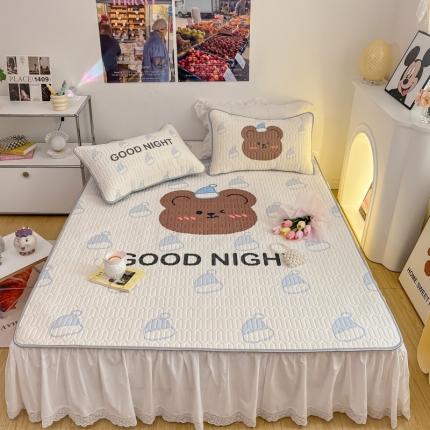 91家纺网 家纺一手货源 找家纺 总1 顾里家纺 新款韩系ins印花凉感软席凉席-场景一