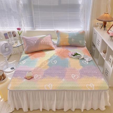 91家纺网 家纺一手货源 找家纺 总1 顾里家纺 新款韩系ins印花凉感软席凉席-场景一