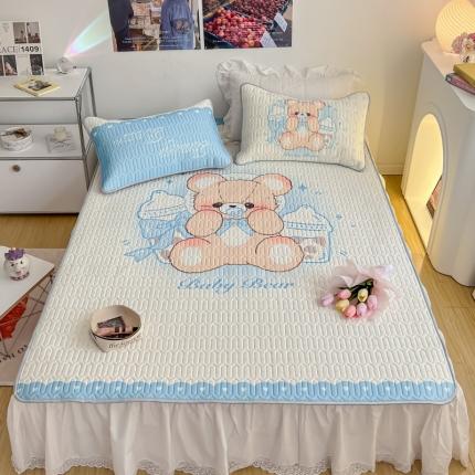 91家纺网 家纺一手货源 找家纺 总1 顾里家纺 新款韩系ins印花凉感软席凉席-场景一