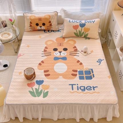 91家纺网 家纺一手货源 找家纺 总2 顾里家纺 新款韩系ins印花凉感软席凉席-场景一