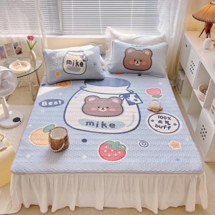 91家纺网 家纺一手货源 找家纺 总2 顾里家纺 新款韩系ins印花凉感软席凉席-场景一