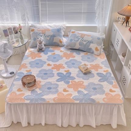 91家纺网 家纺一手货源 找家纺 总2 顾里家纺 新款韩系ins印花凉感软席凉席-场景一