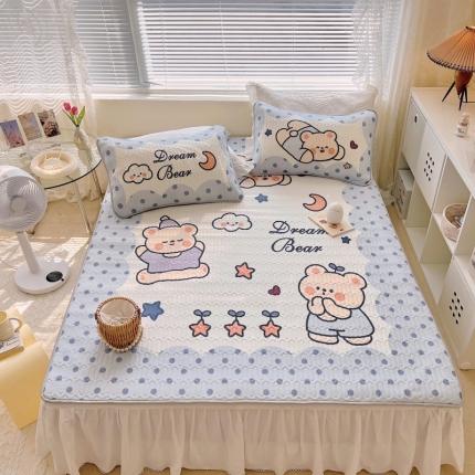 91家纺网 家纺一手货源 找家纺 总2 顾里家纺 新款韩系ins印花凉感软席凉席-场景一