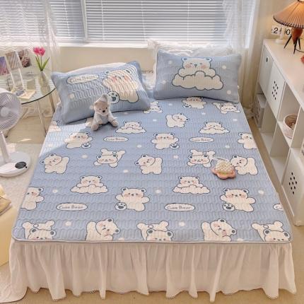 91家纺网 家纺一手货源 找家纺 总2 顾里家纺 新款韩系ins印花凉感软席凉席-场景一