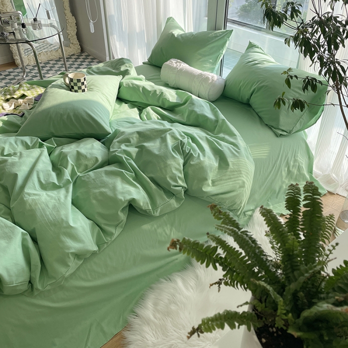 91家纺网 家纺一手货源 找家纺 (总)  千朵 2022新款全棉水洗棉四件套