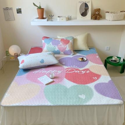 91家纺网 家纺一手货源 找家纺 （总）顾里家纺 2022新款韩系凉感印花大版软席