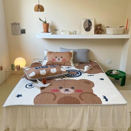 91家纺网 家纺一手货源 找家纺 （总）顾里家纺 2022新款韩系凉感印花大版软席