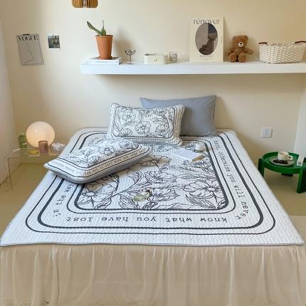 91家纺网 家纺一手货源 找家纺 顾里家纺 2022新款韩系凉感印花大版软席 香度