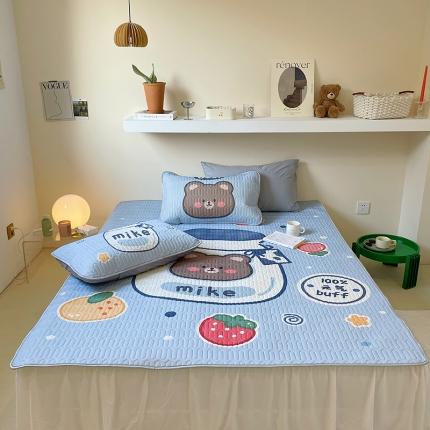 91家纺网 家纺一手货源 找家纺 顾里家纺 2022新款韩系凉感印花大版软席 许愿瓶