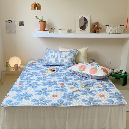 91家纺网 家纺一手货源 找家纺 （总）顾里家纺 2022新款韩系凉感印花圆网软席