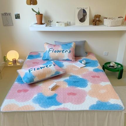 91家纺网 家纺一手货源 找家纺 （总）顾里家纺 2022新款韩系凉感印花圆网软席