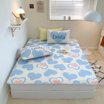 91家纺网 家纺一手货源 找家纺 （总）顾里家纺 2022新款韩系凉感印花圆网软席