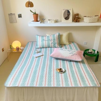 91家纺网 家纺一手货源 找家纺 （总）顾里家纺 2022新款韩系凉感印花圆网软席