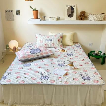 91家纺网 家纺一手货源 找家纺 （总）顾里家纺 2022新款韩系凉感印花圆网软席