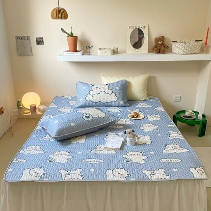 91家纺网 家纺一手货源 找家纺 （总）顾里家纺 2022新款韩系凉感印花圆网软席