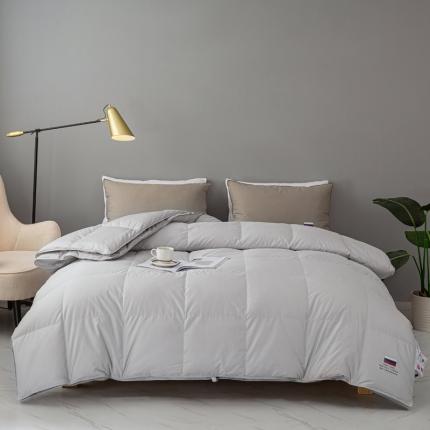 91家纺网 家纺一手货源 找家纺 （总）岚司羽新款全棉子母被羽绒被95%白鹅绒