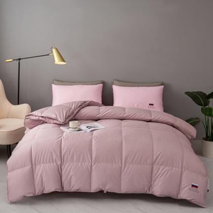 91家纺网 家纺一手货源 找家纺 （总）岚司羽新款全棉子母被羽绒被95%白鹅绒