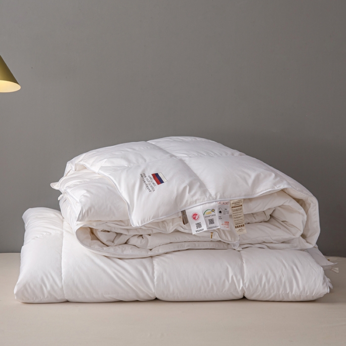 91家纺网 家纺一手货源 找家纺 （总）岚司羽新款全棉子母被羽绒被95%白鹅绒