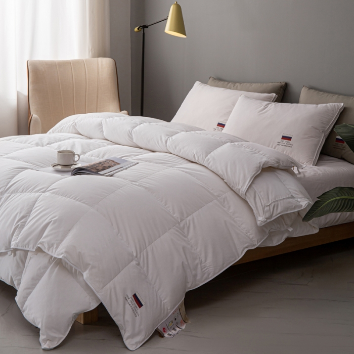 91家纺网 家纺一手货源 找家纺 （总）岚司羽新款全棉子母被羽绒被95%白鹅绒