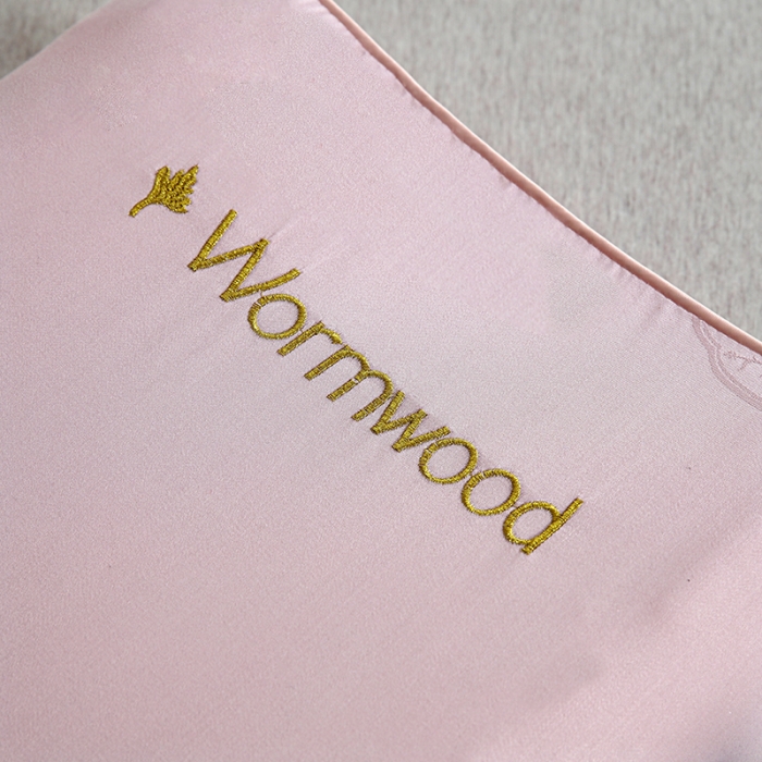 91家纺网 家纺一手货源 找家纺 （总）其乐枕芯 2023新款全棉贡缎艾草刺绣乳胶枕超30天不退不换