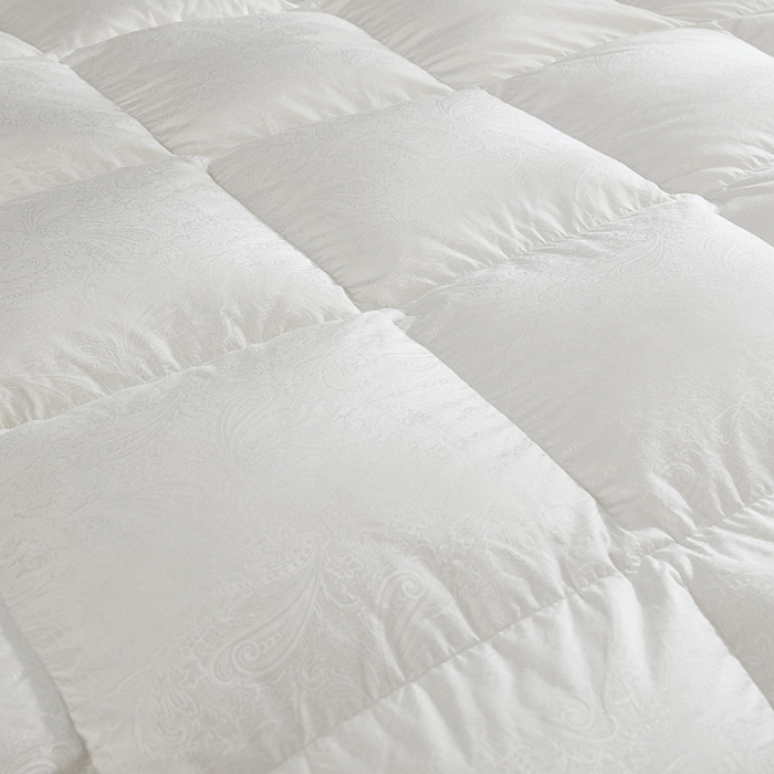 91家纺网 家纺一手货源 找家纺 （总）岚司羽2024新款全棉95白鹅绒被95%羽绒被