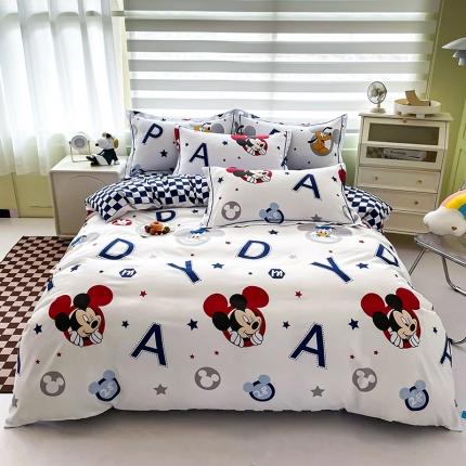 91家纺网 家纺一手货源 找家纺 (总) 仟网汇 2022新款迪士尼正版活性印染印花四件套