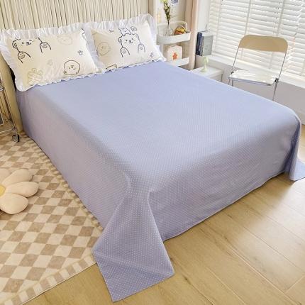 91家纺网 家纺一手货源 找家纺 （总）卡普 2025新款全棉韩版荷叶花边床单+枕套