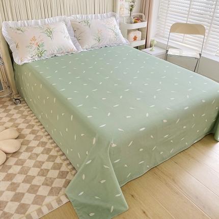 91家纺网 家纺一手货源 找家纺 卡普 2025新款全棉韩版荷叶花边床单+枕套爱莲娜