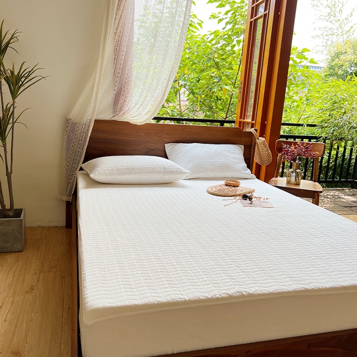 91家纺网 家纺一手货源 找家纺 (总) 安莱生活 2022新款A类母婴级原棉夹棉大豆床笠