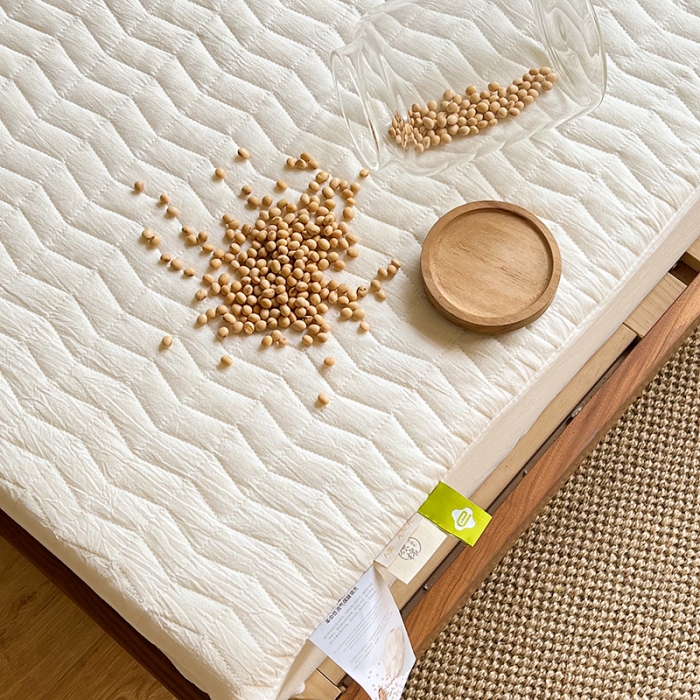 91家纺网 家纺一手货源 找家纺 (总) 安莱生活 2022新款A类母婴级原棉夹棉大豆床笠