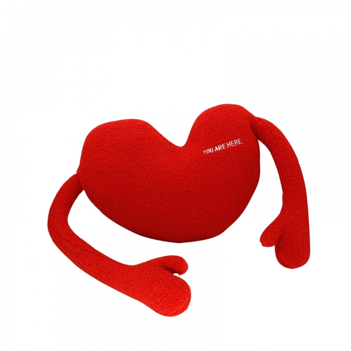 91家纺网 家纺一手货源 找家纺 （总）美茉 2022新款爱的相拥心形抱枕