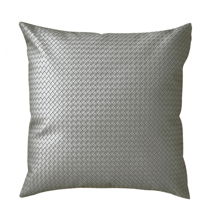 91家纺网 家纺一手货源 找家纺 （总）美茉 2023新款编织纹皮革抱枕靠垫